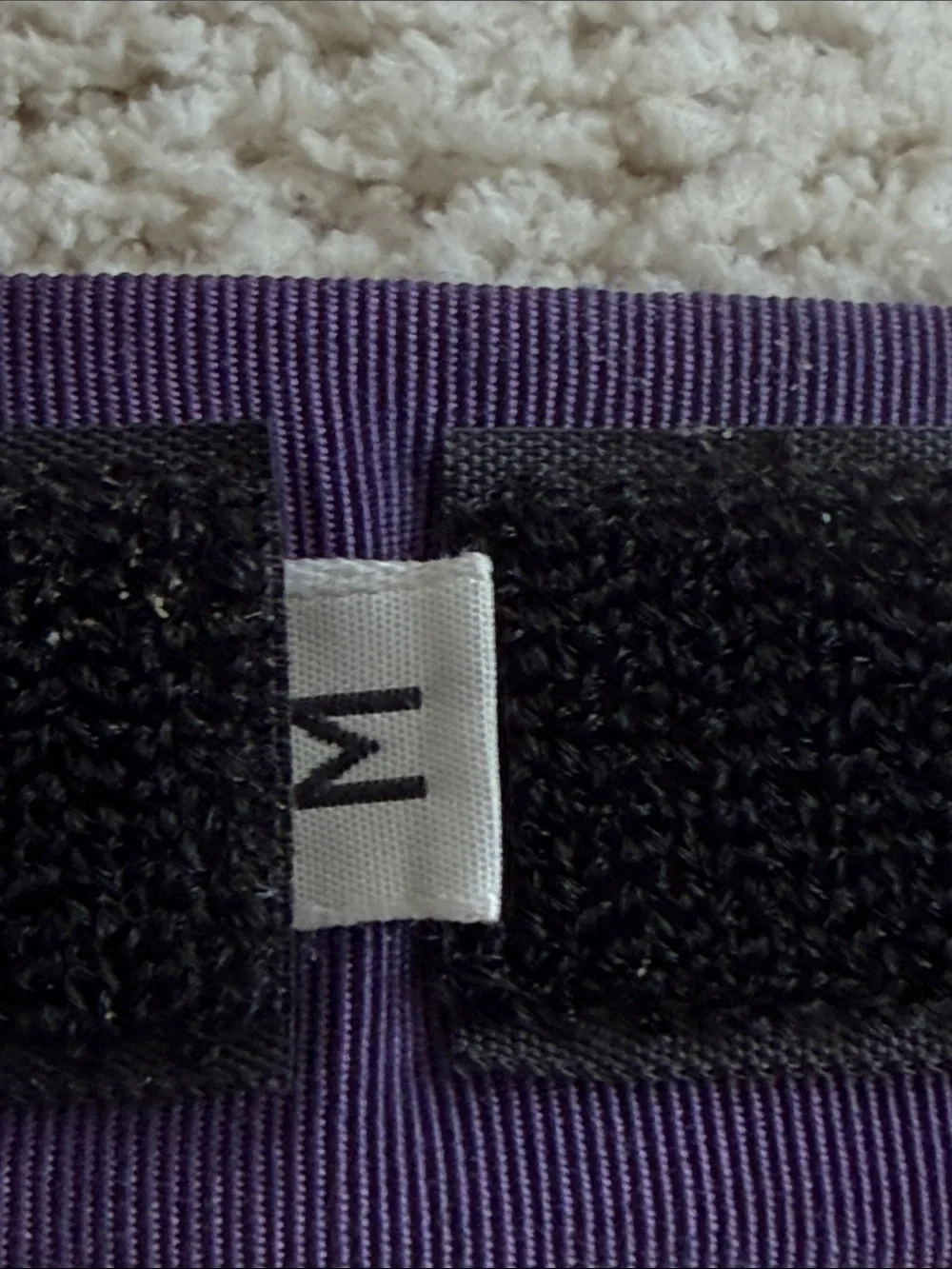 Navy and Gold Braided  Belt med to large Velcro adjustable